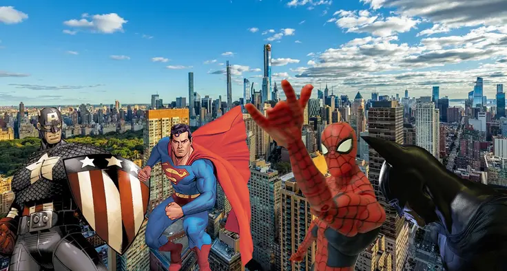 Several popular superheroes have a connection to New York.