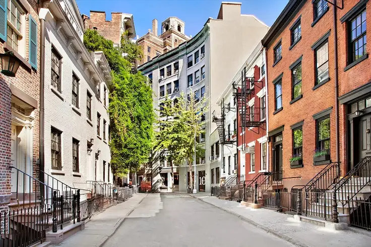 For all New York's evolution and new development, its historic districts remind us of the city's rich past. (Gay Street in the West Village via Brown Harris Stevens)