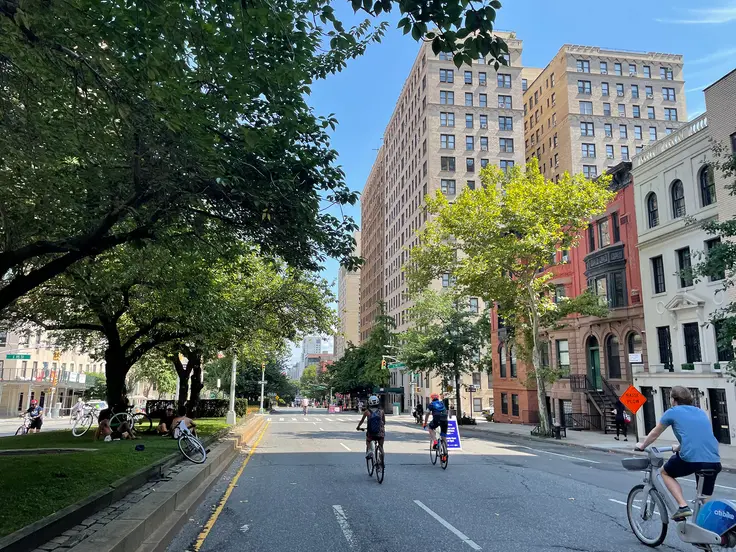 Park Avenue during summer streets 2024 1