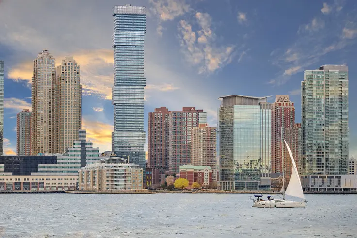 The 713-foot rental skyscraper, Jersey City Urby, announced a February opening (Image via Urby)