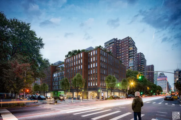 Rendering of 355 Eighth Avenue via MAG Partners
