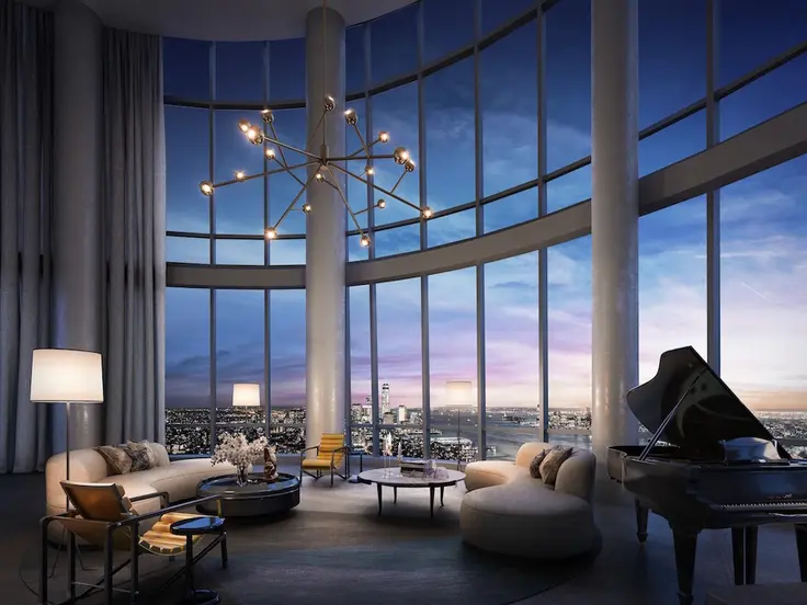 Fifteen Hudson Yards Penthouse 88B. Image courtesy of Related-Oxford