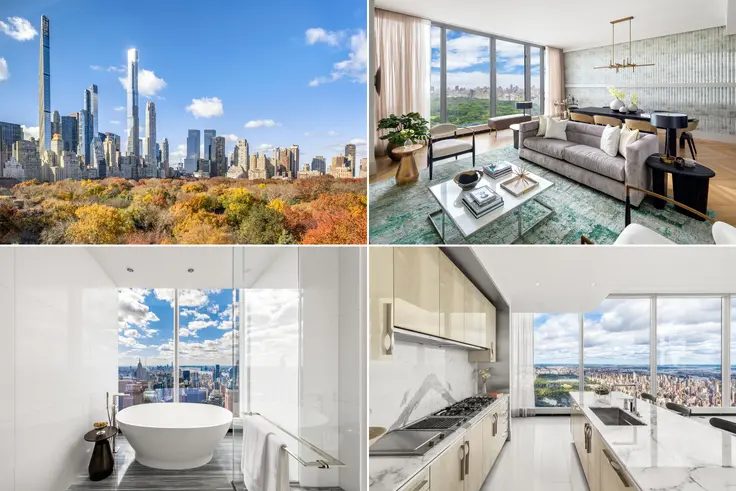 Central Park Tower, home of the past week's top sale, via Extell Development Company