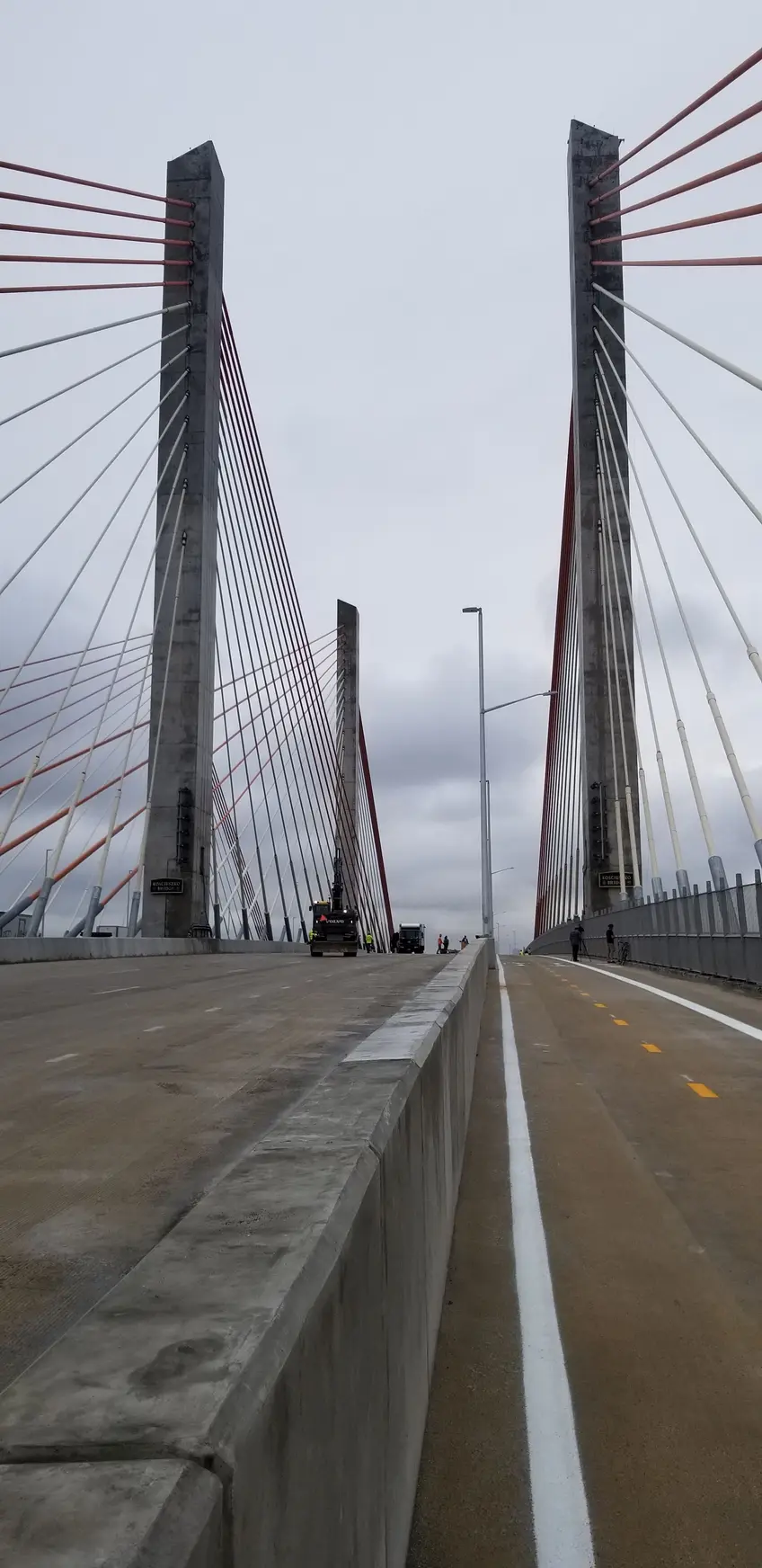 Kosciuszko Bridge, pedestrian, bike path, opening day, Vitali Ogorodnikov