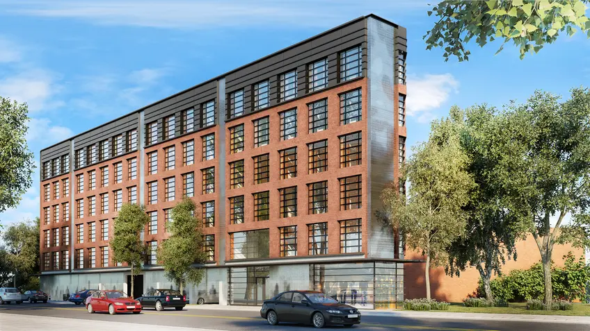 Rendering of 100 Union Avenue via Camber Property Group