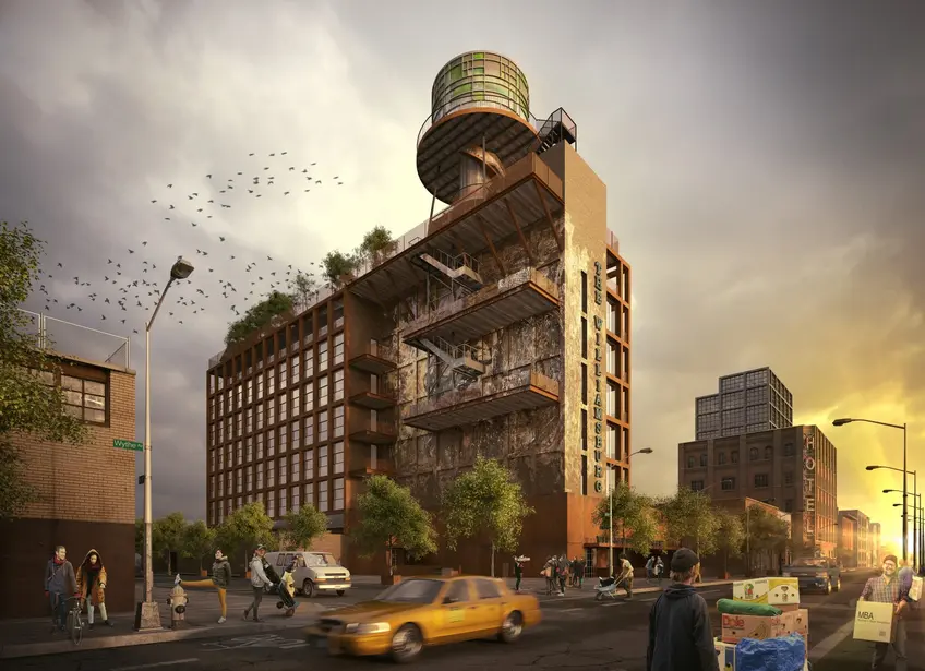 The Williamsburg Hotel. Renderings via Michaelis Boyd Associates   and Albo Liberis