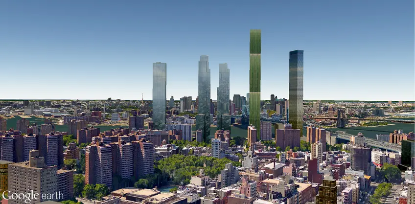 Unofficial Google Earth rendering; CityRealty