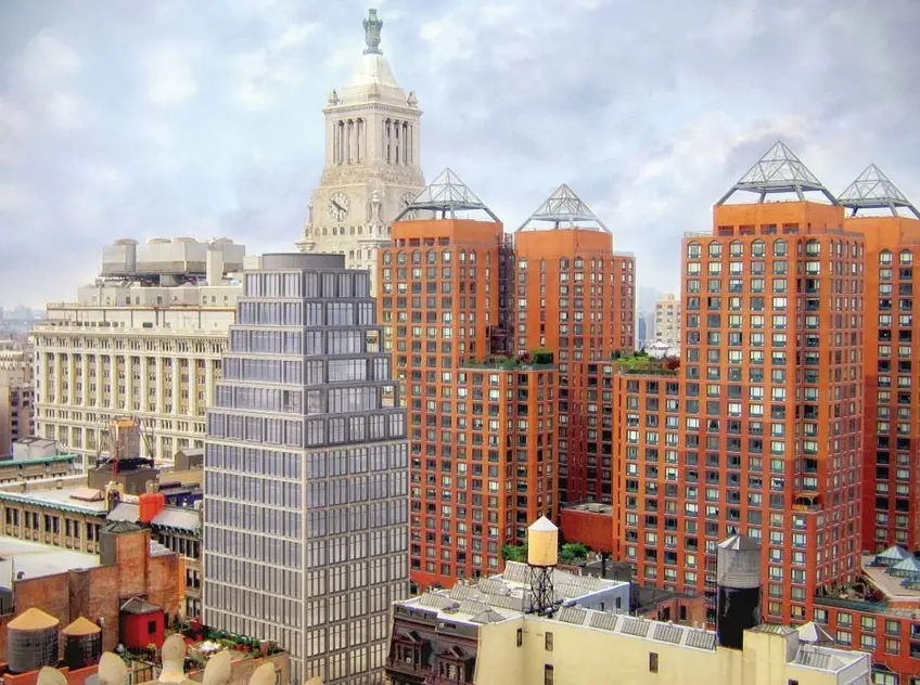 The handsome 21-story tower is located next to Union Square. Renderings via Morris Adjmi Architects