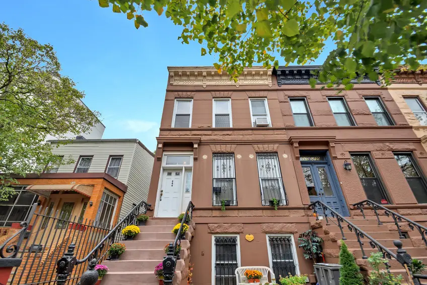 844 Putnam Avenue is a five-bedroom townhouse redued to $1.3 million (Corcoran_