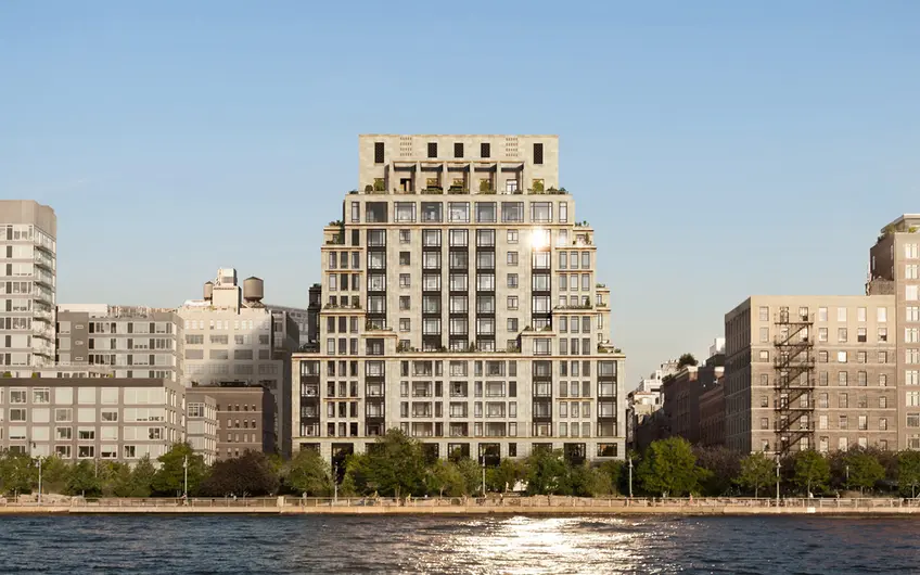 70 Vestry Street stands at a gorgeous location overlooking the waterfront in Tribeca.