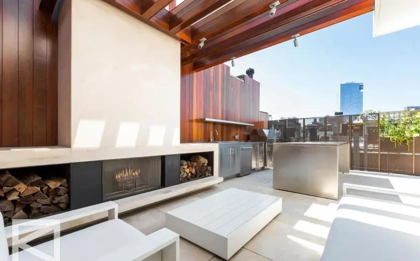The expansive home is the second priciest listing in SoHo right now. Listing photos via Douglas Elliman