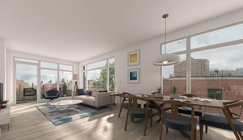 Interior rendering of Ivy Park at 952 Columbus Avenue on the Upper West Side