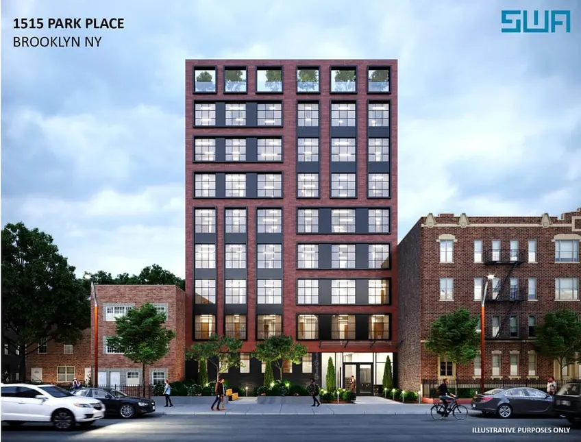 Rendering of 1515 Park Place via Samuel Wieder Architects