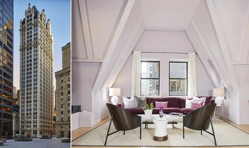 Liberty Tower's 3,000-square-foot penthouse is asking $2.695M (All listing photos via Brown Harris Stevens)