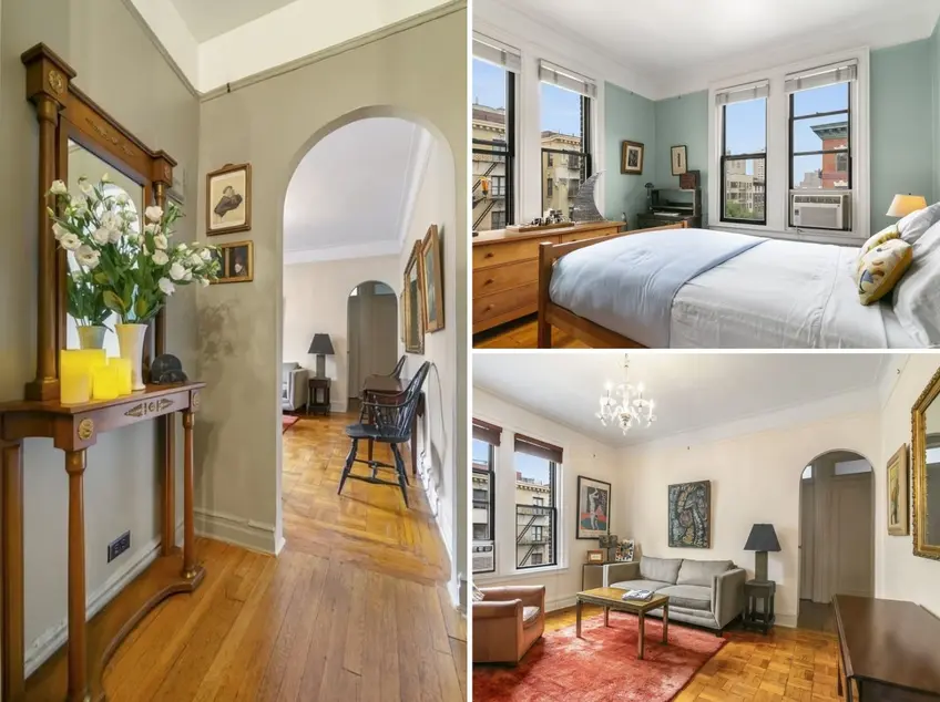 Residence 19 at 170 Claremont Avenue in Morningside Heights (Images: Warburg Realty)