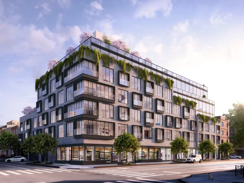 All renderings of 510 Driggs Avenue via Woods Bagot