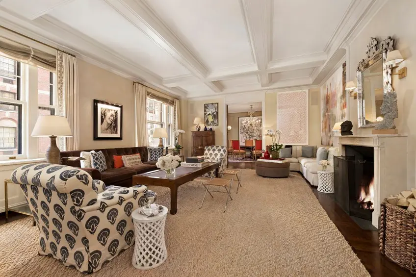 All images of 555 Park Avenue #5W via Sotheby's