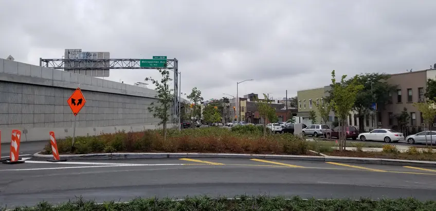 Kosciuszko Bridge, pedestrian, bike path, opening day,...