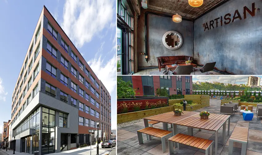 The Artisan Series in Hoboken offers spacious rentals in four unique buildings. (Images: www.theartisannj.com)