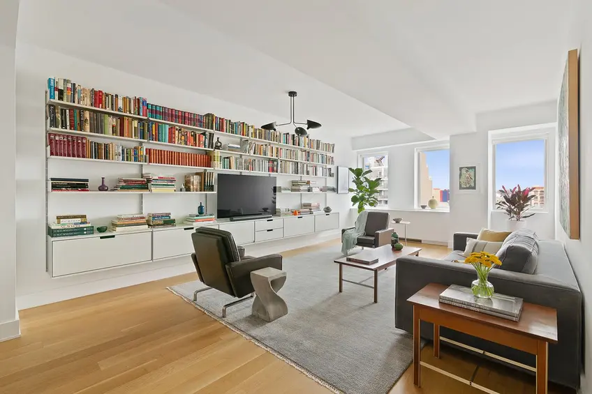This 3-bed condo with balcony at Brooklyn's Novo is priced under $2M (Compass) 
