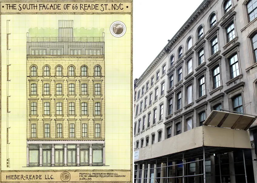 Tribeca's 66-68 Reade Street; Source: Preservation Green L.L.C