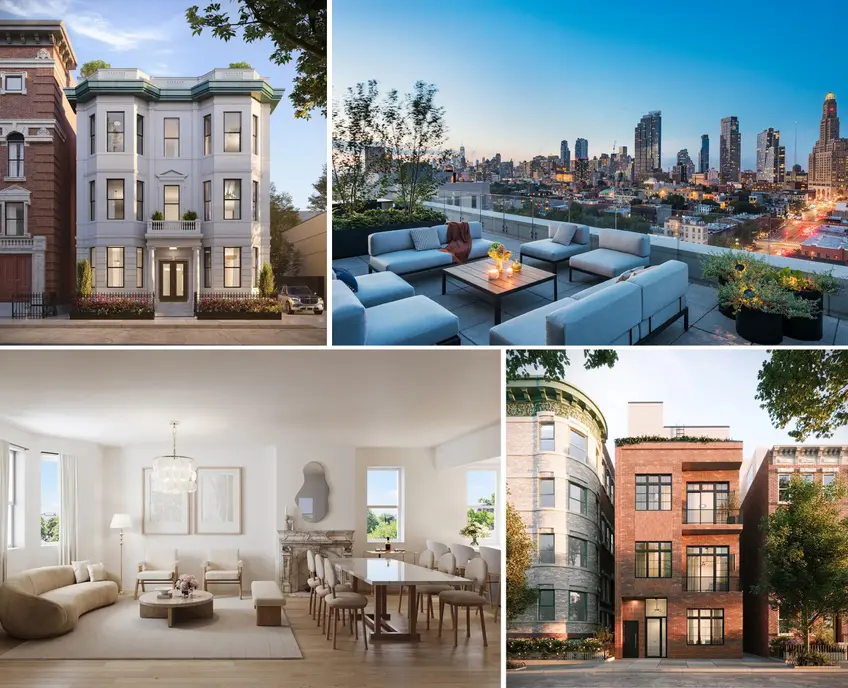 Images from various new developments now selling around Park Slope