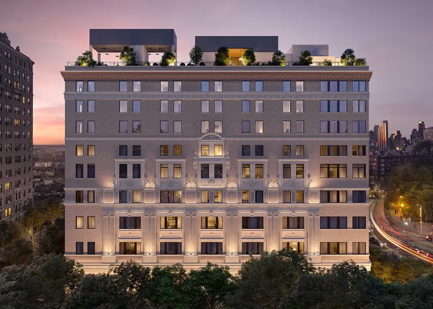 Rendering of One Prospect Park West, a condominium conversion that will launch sales in spring 2019. (Credit: Binyan Studios)