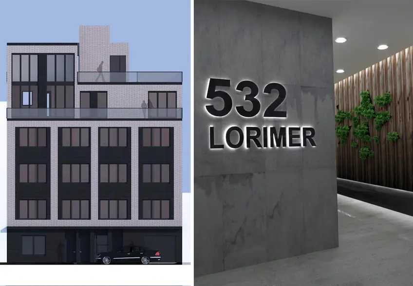 532 Lorimer Street rendering via 43 Hundred