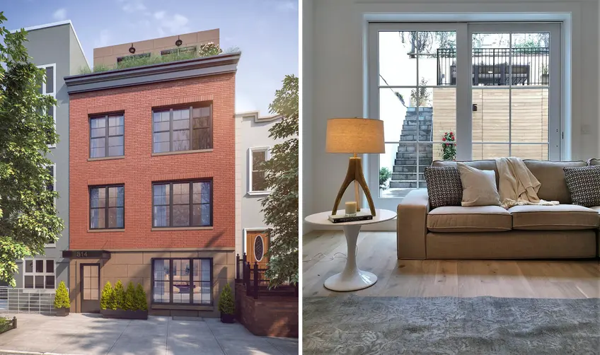814 Dean Street's duplex ground-level unit is on the market for $2.5M