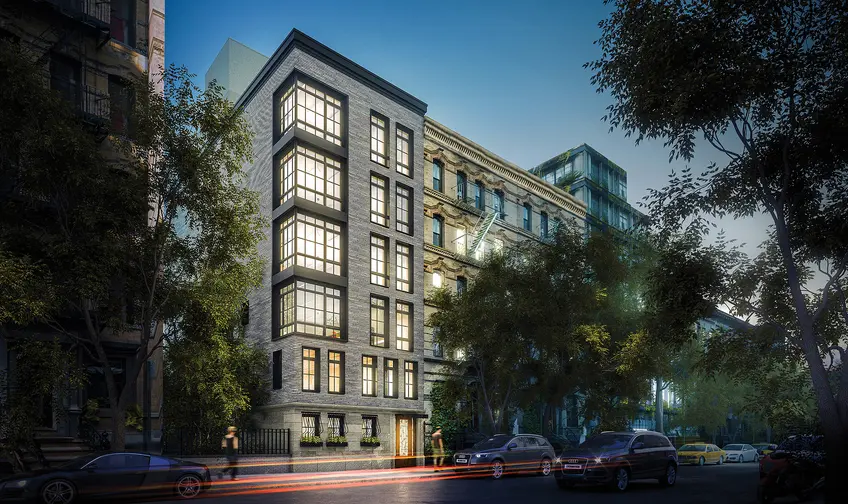 A rendering of 253 East 7th Street in the East Village (Image via BDS Realty)