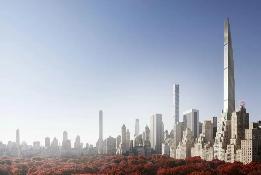 Rendering of 111 West 57th Street; SHoP Architects