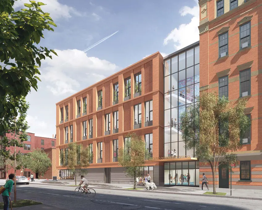Planned addition for Village Community School in the West Village via Marvel Architects