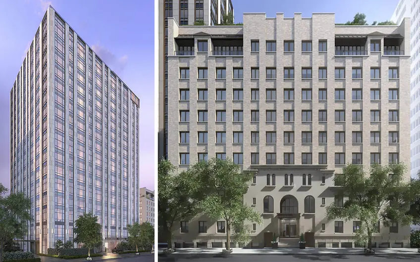 Gramercy Square's 'The Tower' at 215 East 19th Street, and 'The Prewar' at 225 East 19th Street