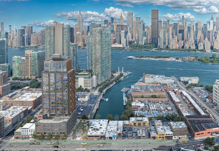 Paragon, a new residential high-rise planned on the Long Island City waterfront (ZD Jasper)