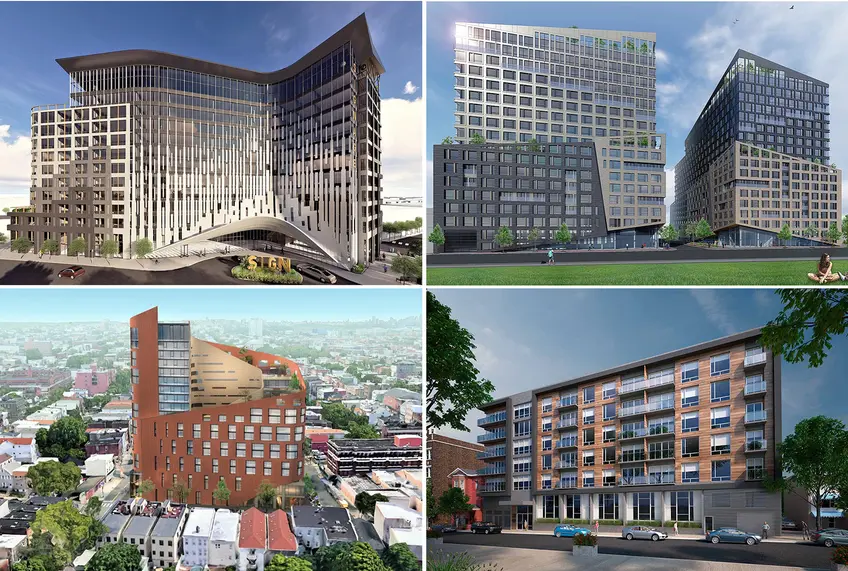 A sampling of new buildings planned for Jersey City