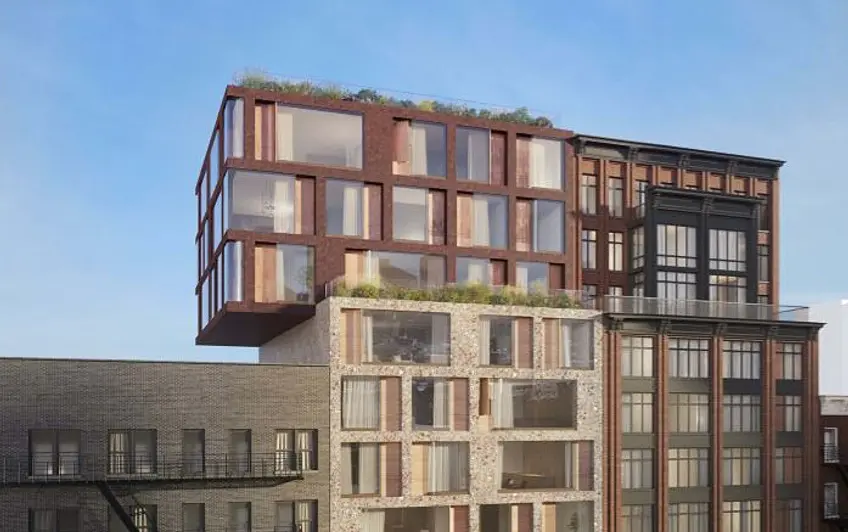 New design of 251 West 14th Street by Isay Weinfeld with HTO Architect (via Pizzarotti Group)