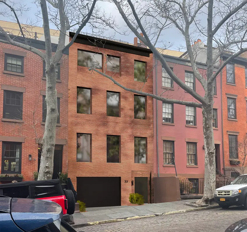 Rendering of 33 Joralemon Street (Steering House Design and Development for Landmarks Preservation Commission)