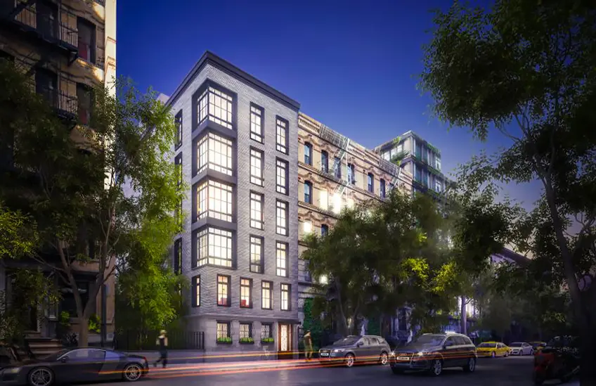 Construction has begun on the 6-story East Village building. Rendering by Issac & Stern Architects