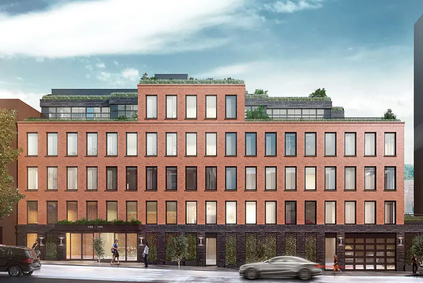 186-190 21st Street will house 26 condo-sized apartments. Rendering via Issac & Stern Architects