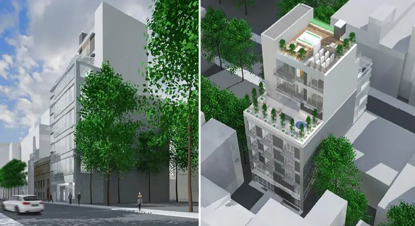 435 West 19th Street renderings via Six Sigma