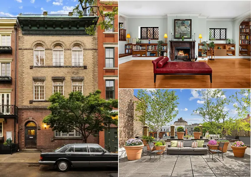 33 Perry Street, the townhouse with the top contract from May 1-7, 2023 (The Corcoran Group)