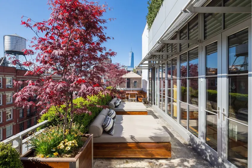 This penthouse atop the Soho Gallery Building is now asking 42% below its original listing price via Douglas Elliman