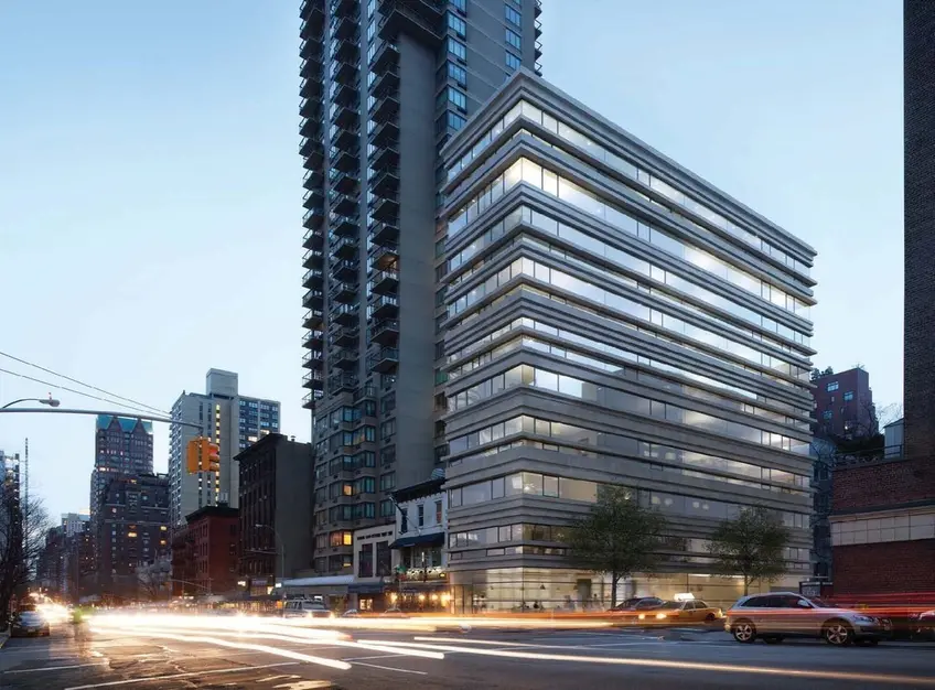 The Proposed Limestone and Glass Building at 180 East 82nd Street / 1444 Third Avenue. Rendering via ODA Architecture