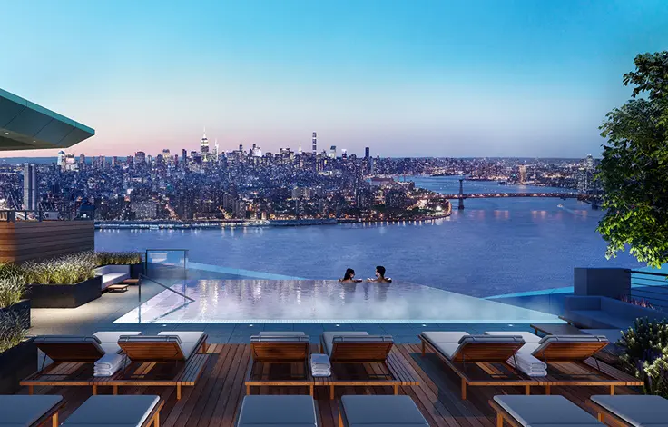 Brooklyn Point - Rooftop Pool View