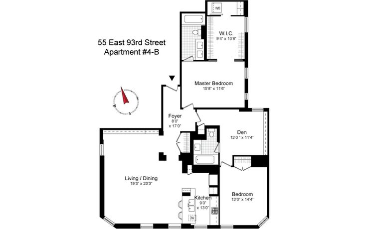 The Alamo 55 East 93rd Street Unit 4ab 3 Bed Apt For Sale For 2 495 000 Cityrealty