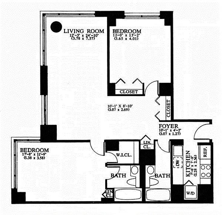 Worldwide Plaza 350 West 50th Street Unit 26f 2 Bed Apt For Rent For 5 150 Cityrealty