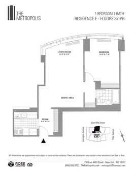 The Metropolis, 150 East 44th Street, #24E