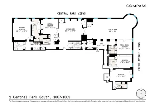 The Plaza, 1 Central Park South, #10071009