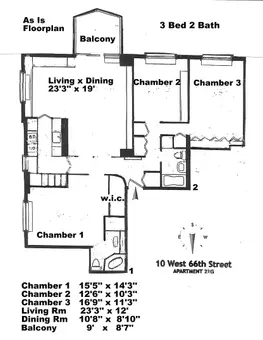 Park Ten, 10 West 66th Street, #21G