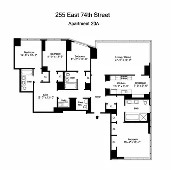 Casa 74, 255 East 74th Street, #20A